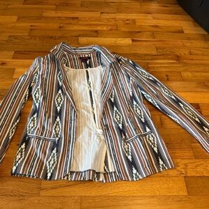 Striped Patterned Blazer - never worn